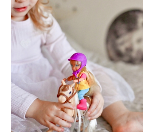 WOOPIE ROYAL Zestaw Laleczka Jeździec z Koniem