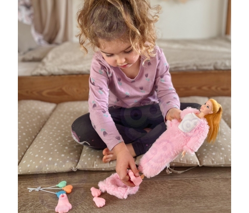 WOOPIE ROYAL Lalka w Przebraniu Różowego Misia Park Rozrywki