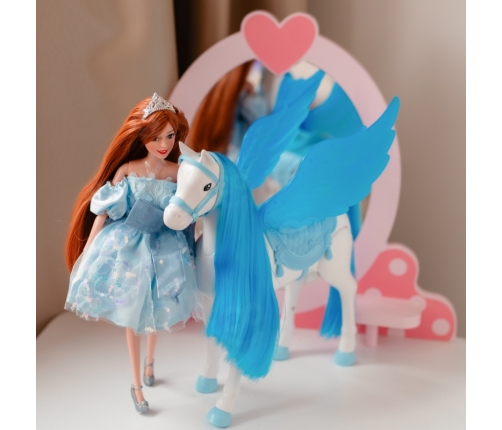 WOOPIE ROYAL Lalka Emi w Błękitnej Sukience Tiulowej