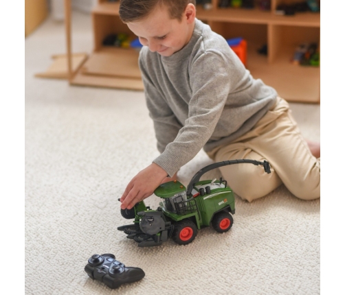 WOOPIE Zdalnie Sterowany Kombajn Rolniczy 1:24 z Efektami Dźwięku, Światła i Dymu