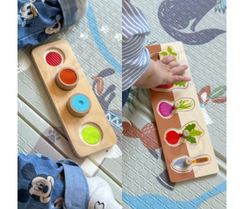 TOOKY TOY Box Pudełko XXL Montessori Edukacyjne 7w1 Sensoryczne 16-18 Mies.