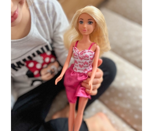 WOOPIE ROYAL Lalka Lily Bobas Krzesełko do Karmienia Zestaw Akcesoria