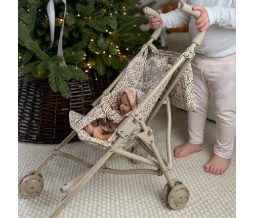 WOOPIE ROYAL Wózek dla Lalek Spacerówka Vintage Flower