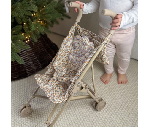 WOOPIE ROYAL Wózek dla Lalek Spacerówka Vintage Flower