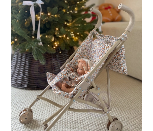 WOOPIE ROYAL Wózek dla Lalek Spacerówka Vintage Flower