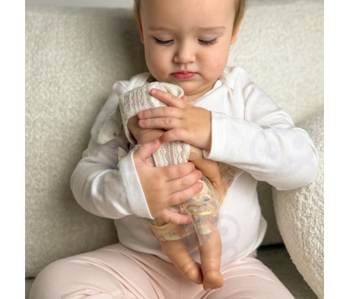 WOOPIE ROYAL Lalka Bobas 24 cm w Sukience i Czapeczce Króliczka