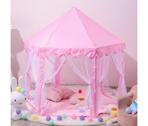 WOOPIE Namiot Zamek Księżniczki XXL Domek do Domu i Ogrodu