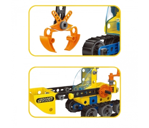 WOOPIE Klocki Konstrukcyjne Zbuduj Pojazdy Budowlane 8 Modeli STEAM