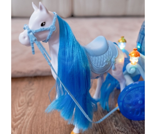 WOOPIE ROYAL Lalka Lodowa Księżniczka Lily i Magiczny Powóz Karoca Akcesoria