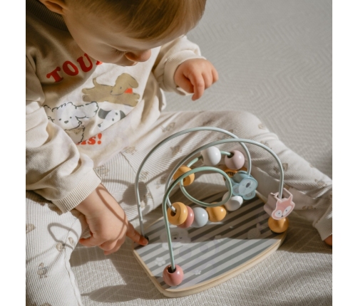 VIGA PolarB Drewniany Labirynt Przeplatanka Edukacyjna Montessori