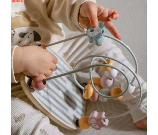 VIGA PolarB Drewniany Labirynt Przeplatanka Edukacyjna Montessori