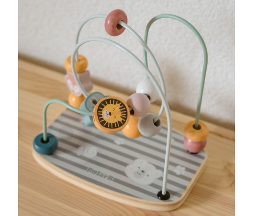 VIGA PolarB Drewniany Labirynt Przeplatanka Edukacyjna Montessori