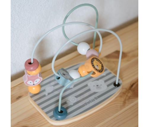 VIGA PolarB Drewniany Labirynt Przeplatanka Edukacyjna Montessori