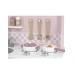 VIGA PolarB Drewniana Kuchnia z Akcesoriami Silver - Pink
