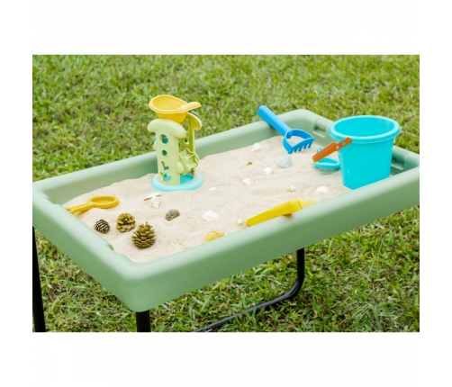 MASTERKIDZ Prostokątny Stolik Do Zabawy Piaskiem I Wodą Regulowana Wysokość