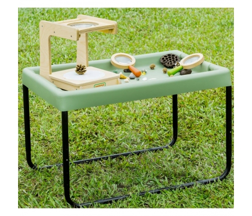 MASTERKIDZ Prostokątny Stolik Do Zabawy Piaskiem I Wodą Regulowana Wysokość