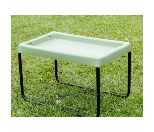 MASTERKIDZ Prostokątny Stolik Do Zabawy Piaskiem I Wodą Regulowana Wysokość