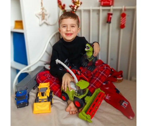 WOOPIE Zdalnie Sterowany Kombajn Zestaw Jasno Zielony