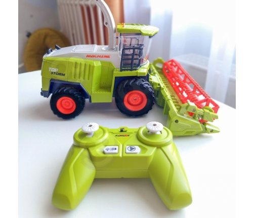 WOOPIE Zdalnie Sterowany Kombajn Zestaw Jasno Zielony