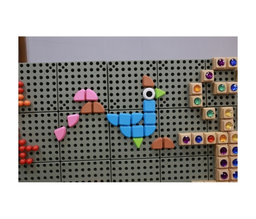 MASTERKIDZ Geometryczne Elementy Tablic 256 szt