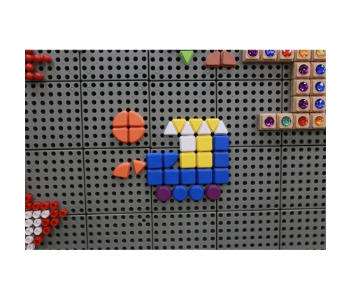 MASTERKIDZ Geometryczne Elementy Tablic 256 szt