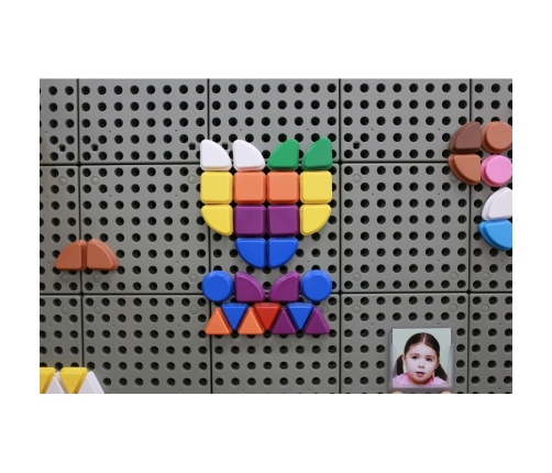 MASTERKIDZ Geometryczne Elementy Tablic 256 szt