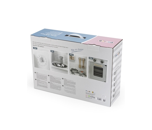 VIGA PolarB Drewniana Kuchnia z Akcesoriami Eco Gray