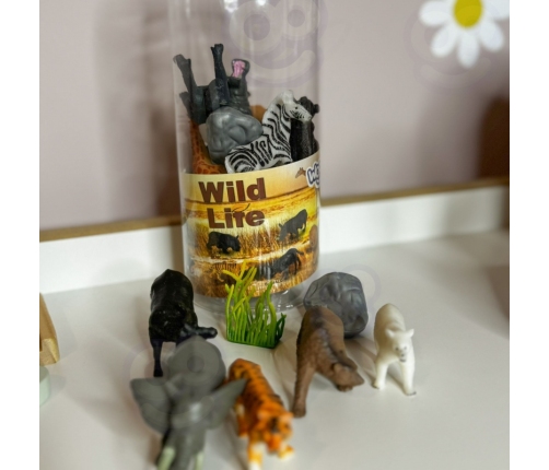 WOOPIE Zestaw Figurki Dzikie Zwierzęta 16 szt.