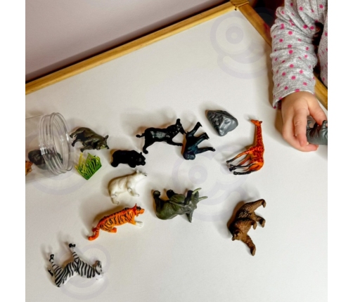 WOOPIE Zestaw Figurki Dzikie Zwierzęta 16 szt.