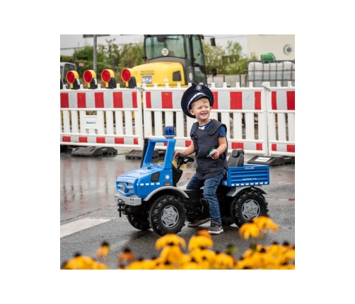 Rolly Toys RolliUnimog Mercedes-Benz Policja - Ciężarówka Samochód na pedały