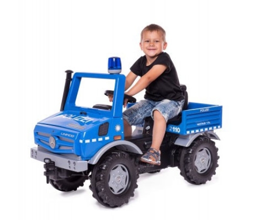 Rolly Toys RolliUnimog Mercedes-Benz Policja - Ciężarówka Samochód na pedały