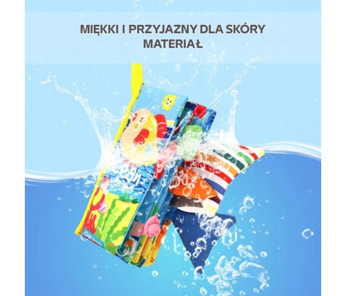 WOOPIE BABY Książeczka z Ogonkami Zwierząt Morskich Materiałowa Szeleszcząca