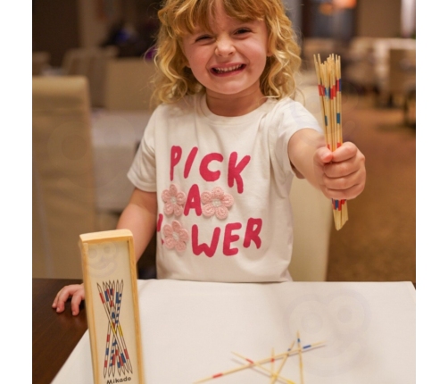 WOOPIE Drewniane Bierki Mikado w Pudełku 41 el.