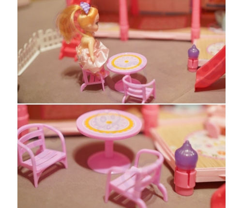 WOOPIE Domek dla Lalek Villa z Akcesoriami i Lalką 296el.