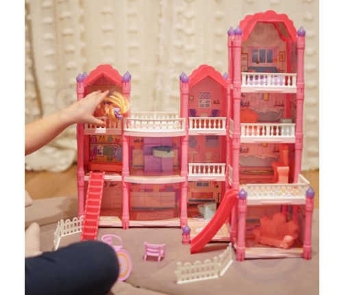 WOOPIE Domek dla Lalek Villa z Akcesoriami i Lalką 296el.