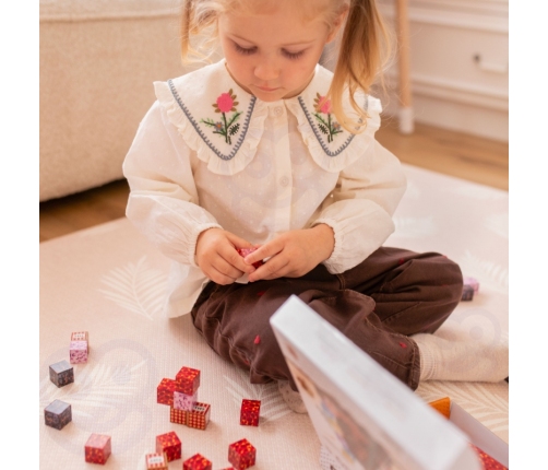 WOOPIE Klocki Magnetyczne Bloczki Sześciany Piksele Mine Craft 74el.