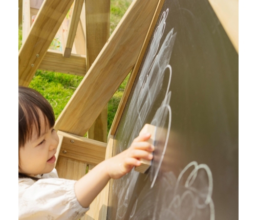 CLASSIC WORLD EDU Drewniana Tablica Kredowa Edukacyjna