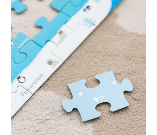 Classic World Puzzle Mapa Świata