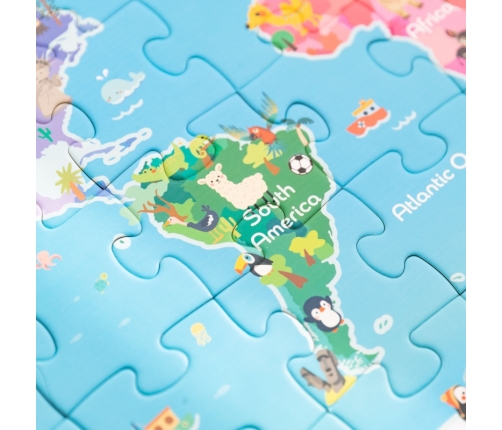 Classic World Puzzle Mapa Świata