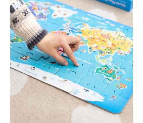 Classic World Puzzle Mapa Świata