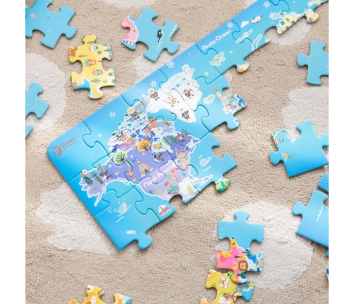 Classic World Puzzle Mapa Świata