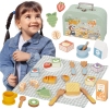 TOOKY TOY Zestaw Piknikowy Owoce do Krojenia Zestaw Śniadaniow TOOKY TOY Zestaw Piknikowy Owoce do Krojenia Zestaw Śniadaniow