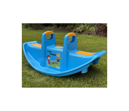 WOOPIE Bujak Wieloosobowy STAR Huśtawka Równoważna Niebieska