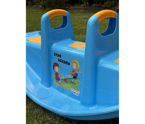 WOOPIE Bujak Wieloosobowy STAR Huśtawka Równoważna Niebieska