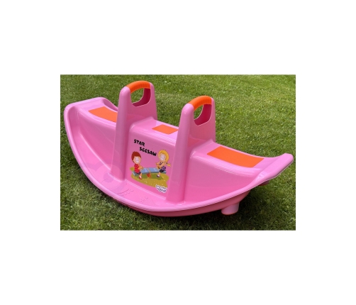 WOOPIE Bujak Wieloosobowy STAR Huśtawka Równoważna Różowa