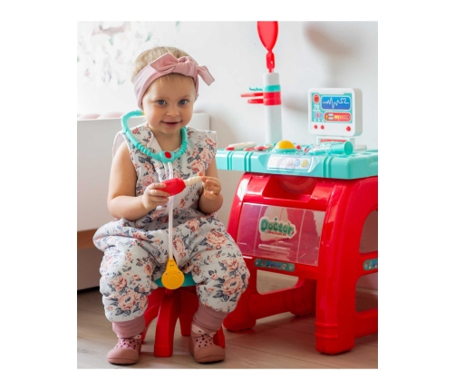 WOOPIE Gabinet Małego Lekarza Doktora Światło Dźwięk + 22 akc