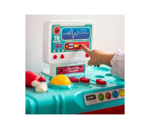 WOOPIE Gabinet Małego Lekarza Doktora Światło Dźwięk + 22 akc