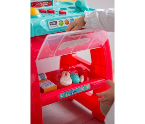 WOOPIE Gabinet Małego Lekarza Doktora Światło Dźwięk + 22 akc