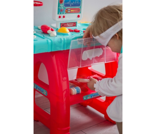 WOOPIE Gabinet Małego Lekarza Doktora Światło Dźwięk + 22 akc