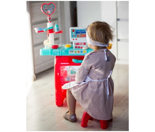 WOOPIE Gabinet Małego Lekarza Doktora Światło Dźwięk + 22 akc